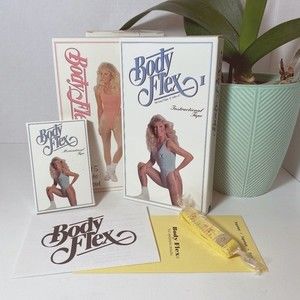Body Flex SEALED Vintage1992 Instructional/Exercise Tapes Never Opened or Used